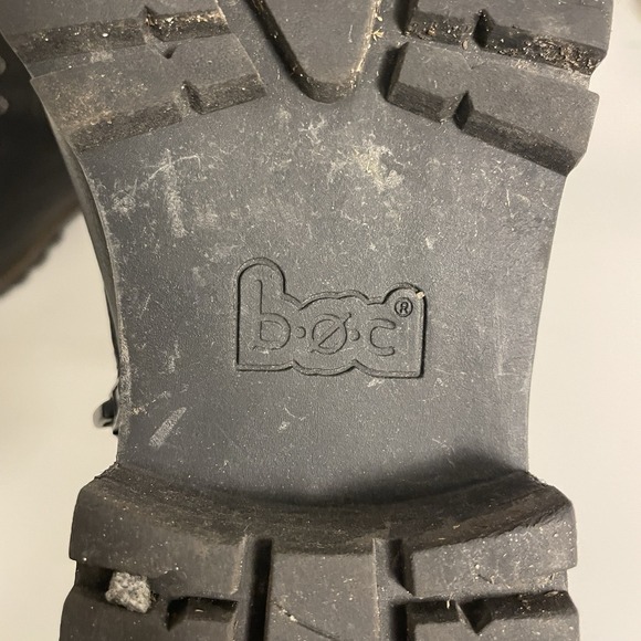 B.O.C. Black Ankle Boot Womens Size 9.5 Fall Winter - Picture 5 of 9
